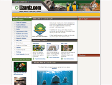Tablet Screenshot of lizardz.com